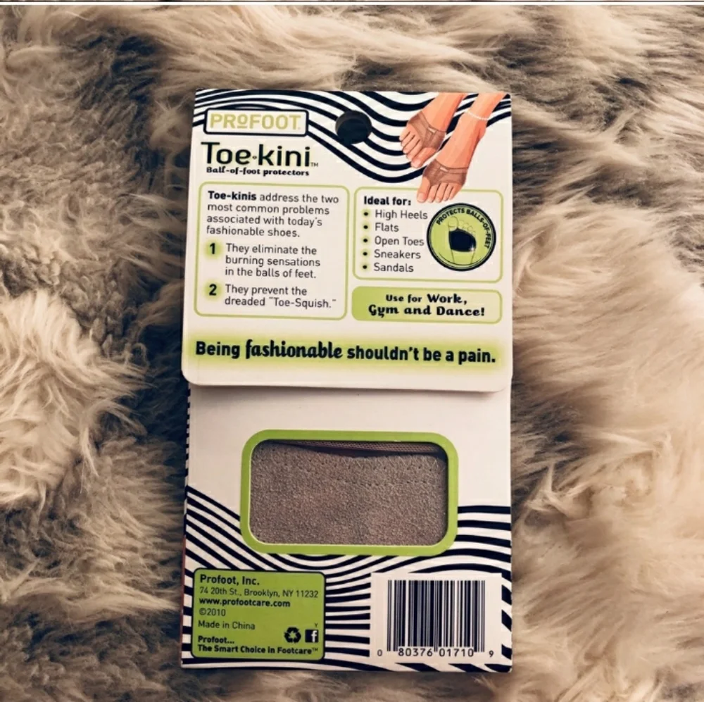 PROFOOT Toe-kini Ball of Foot ProtectorNWT!